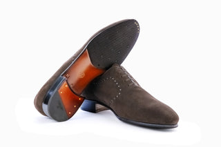 Artioli Ernesto Men's Shoes Suede Leather Oxford (ART1185)-AmbrogioShoes