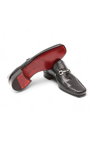 Artioli Fausto Exotic Lizard / Calf-Skin Leather Horsebit Loafer (ART1084)-AmbrogioShoes