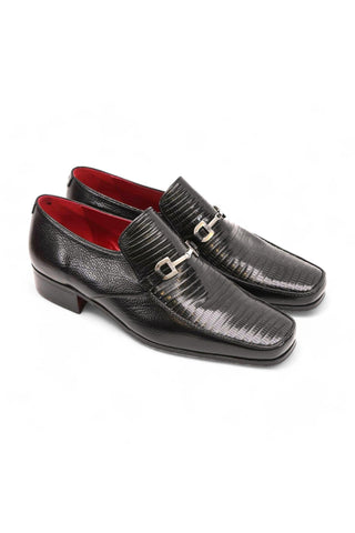 Artioli Fausto Exotic Lizard / Calf-Skin Leather Horsebit Loafer (ART1084)-AmbrogioShoes