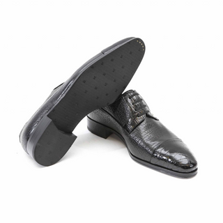 Artioli Fulvio Men's Luxury Italian Shoes Exotic Crocodile / Shark Derby (ART1080)-AmbrogioShoes