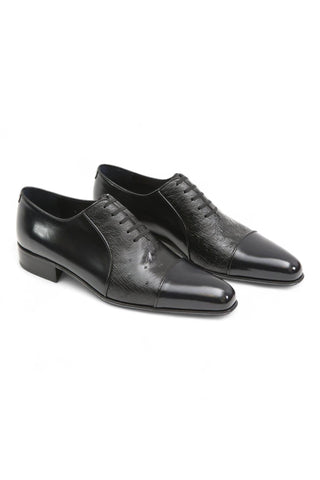 Artioli Gabriele Ostrich / Leather Oxfords (ART1013)