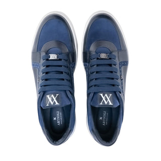 Artioli Gengis Suede & Calf-Skin Leather Sneaker (ART1195)-AmbrogioShoes