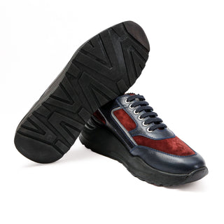 Artioli Giannis Suede / Buffalo Leather Sneaker (ART1134)-AmbrogioShoes