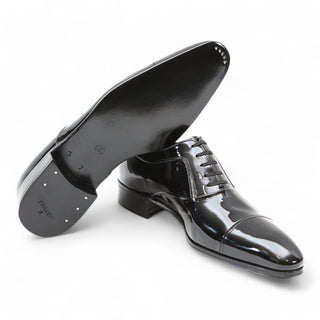 Artioli Giordano Men's Shoes Patent Leather Oxfords (ART1014)-AmbrogioShoes