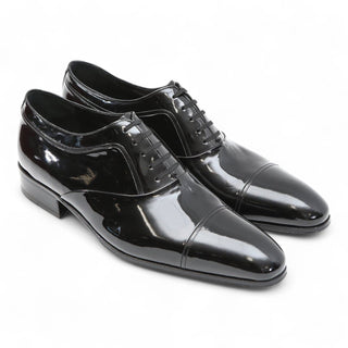 Artioli Giordano Men's Shoes Patent Leather Oxfords (ART1014)-AmbrogioShoes