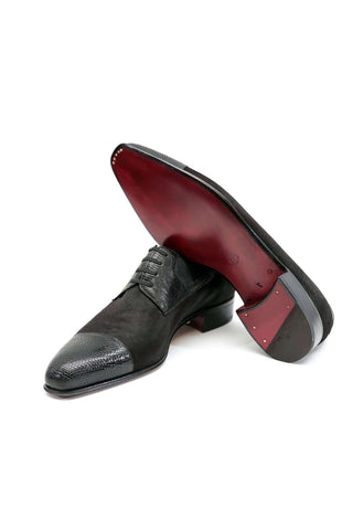 Artioli Giulio Lizard & Furry Leather Derby (ART1112)