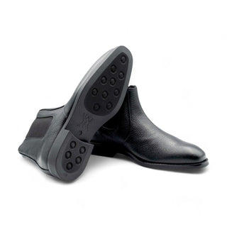 Artioli Glauco Men's Luxury Italian Handmade Italian Shoes Calf-Skin Leather Chelsea Boot (ART1089)-AmbrogioShoes