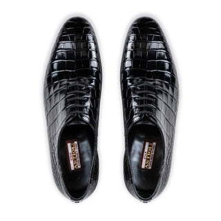 Artioli Guglielmo Men's Shoes Exotic Alligator Skin Oxford (ART1203)-AmbrogioShoes