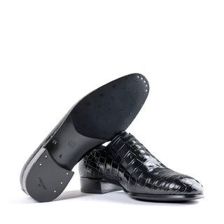 Artioli Guglielmo Men's Shoes Exotic Alligator Skin Oxford (ART1203)-AmbrogioShoes