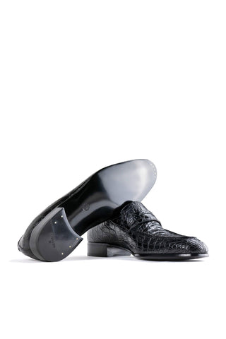 Artioli Gustavo Crocodile Skin Penny Loafer (ART1202)