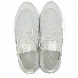 Artioli Jesse Fabric / Calf-Skin Leather Casual Sneaker (ART1118)-AmbrogioShoes