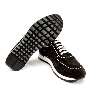 Artioli Jolla Suede / Calf-Skin Leather Casual Sneaker (ART1149)-AmbrogioShoes