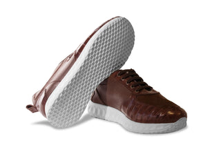 Artioli Jose Men's Shoes Crocodile Skin & Calf-Skin Leather Sneaker (ART1177)-AmbrogioShoes