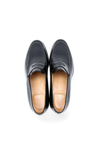 Artioli Lino Calf-Skin Leather Classic Penny Loafer (ART1103)-AmbrogioShoes