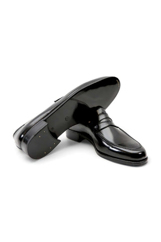 Artioli Lino Calf-Skin Leather Classic Penny Loafer (ART1103)-AmbrogioShoes