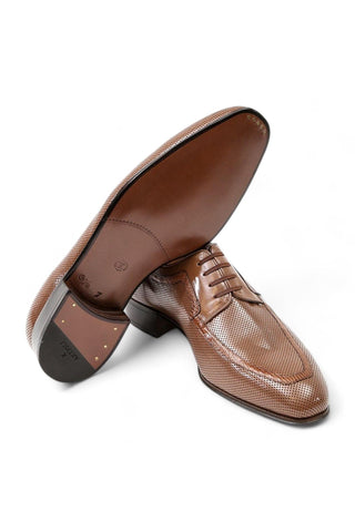 Artioli Livio Perforated Kangaroo Leather / Lizard Derby (ART1018)