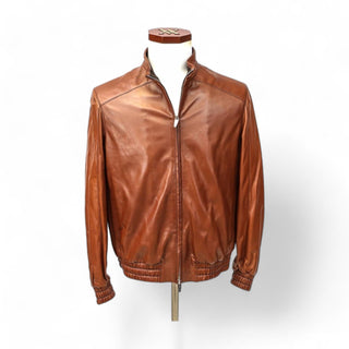 Artioli Luciano Nappa Lamb Leather Jacket (ARTJ1002)-AmbrogioShoes