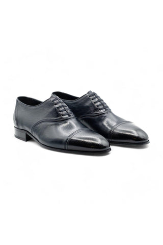 Artioli Ludovico Full Grain Leather Classic Cap-Toe Oxfords (ART1064)-AmbrogioShoes