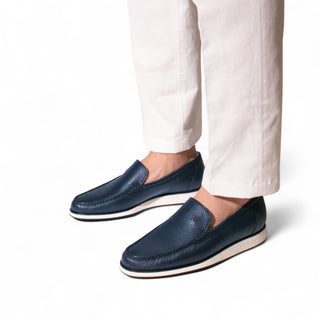 Artioli Mantova Men's Shoes Deer-Skin Loafer (ART1192)-AmbrogioShoes