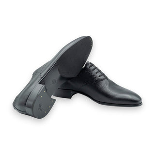 Artioli Manuel Men's Luxury Italian Shoes Deer-Skin Leather Classic Wholecut Oxfords (ART1034)-AmbrogioShoes