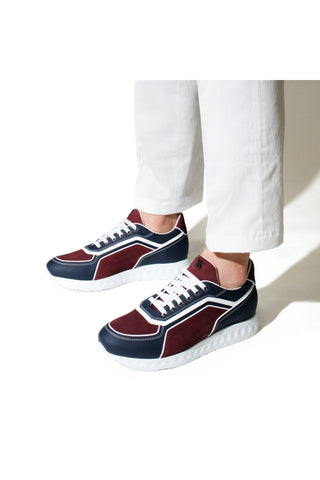 Artioli Marcell Leather & Deer-Skin Sneaker (ART1198)