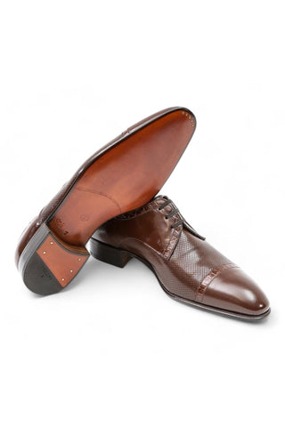 Artioli Mariano Perforated Kangaroo Leather / Alligator Derby (ART1021)