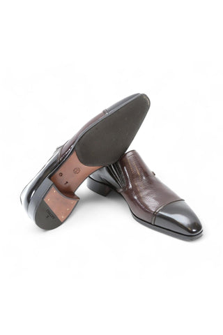Artioli Moreno Calf-Skin Leather Cap-Toe Formal Loafers (ART1024)-AmbrogioShoes