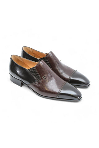 Artioli Moreno Calf-Skin Leather Cap-Toe Formal Loafers (ART1024)-AmbrogioShoes