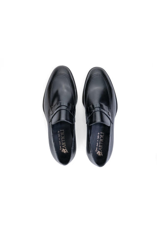 Artioli Narciso Crocodile Skin & Leather Penny Loafer (ART1184)