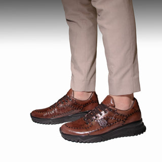 Artioli Nelson Lamb-Skin Sneaker (ART1197)-AmbrogioShoes