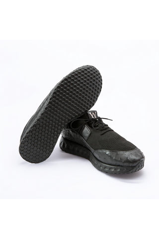 Artioli Olivier Fabric / Ostrich Skin Casual Sneaker (ART1154)-AmbrogioShoes