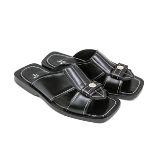 Artioli Panarea Calf-Skin Leather Slip-On Sandal (ART1142)-AmbrogioShoes