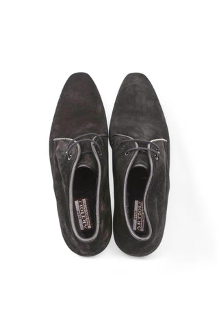 Artioli Paride Men's Luxury Italian Handmade Italian Shoes Suede Chukka Boot (ART1093)-AmbrogioShoes