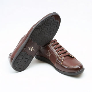 Artioli Pavel Men's Shoes Kangaroo / Deer Skin Sneaker (ART1159)-AmbrogioShoes