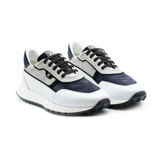 Artioli Pierre Suede / Calf-Skin Leather Sneaker (ART1125)-AmbrogioShoes