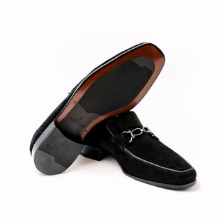 Artioli Ponza Suede Leather Horsebit Loafer (ART1171)-AmbrogioShoes