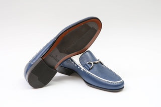 Artioli Presicce Royal Blue Deer & White Kangaroo Casual Shoe