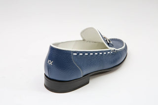 Artioli Presicce Royal Blue Deer & White Kangaroo Casual Shoe