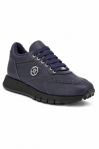 Artioli Ragnar Sneaker - Blue Night Rubberized Deer