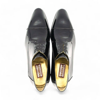Artioli Raul Men's Luxury Italian Shoes Patent Leather Cap-Toe Derby (ART1054)-AmbrogioShoes