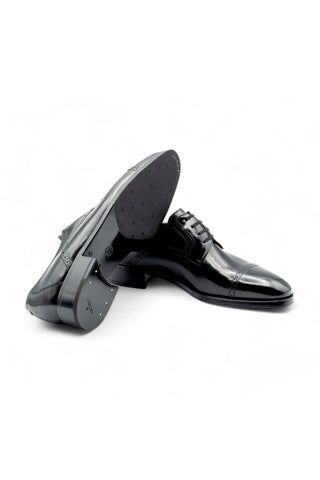 Artioli Riccardo Buffalo Leather Cap-Toe Derby (ART1053)-AmbrogioShoes