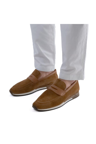 Artioli Salina Suede & Leather Penny Loafer (ART1191)