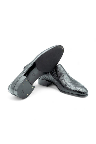 Artioli Sebastiano Ostrich Classic Slip-On Loafers (ART1047)-AmbrogioShoes