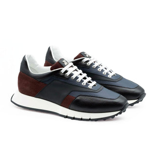 Artioli Stephen Deer-Skin / Calf-Skin Leather Casual Sneaker (ART1114)-AmbrogioShoes