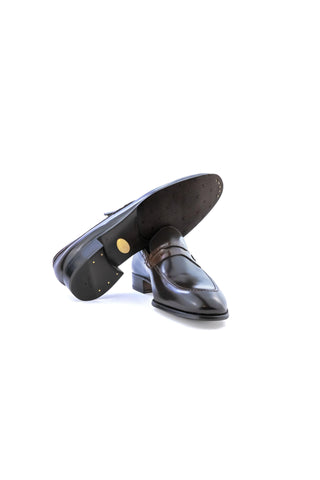 Artioli Ulisse Crocodile Skin & Leather Penny Loafer (ART1183)