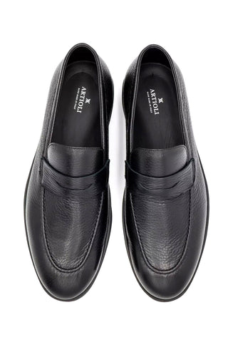 Artioli Viareggio Deer Penny Loafers-AmbrogioShoes