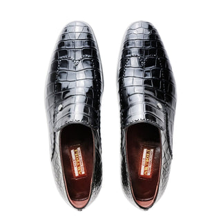 Artioli Vinicio Men's Shoes Exotic Alligator Skin Loafer (ART1205)-AmbrogioShoes