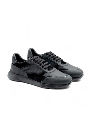 Artioli Zlatan Deer / Suede / Patent Leather Sneaker (ART1095)-AmbrogioShoes