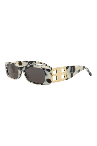 Balenciaga  BLACK + WHITE HAVANA Sunglasses