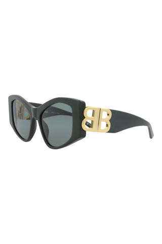 Balenciaga   Dark Green Sunglasses